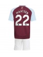 Aston Villa Ian Maatsen #22 Heimtrikotsatz für Kinder 2024-25 Kurzarm (+ Kurze Hosen)